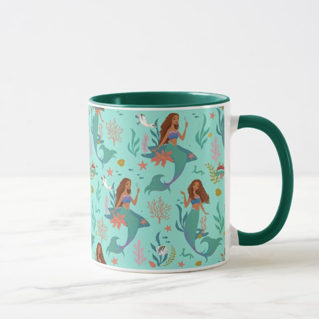 Ariel Undersea Adventure Pattern Mug (Right)