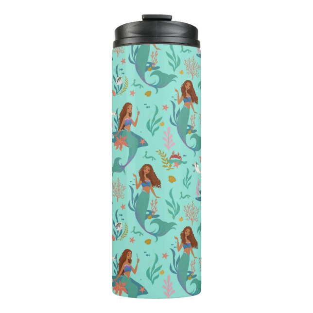 Ariel Undersea Adventure Pattern Thermal Tumbler (Front)