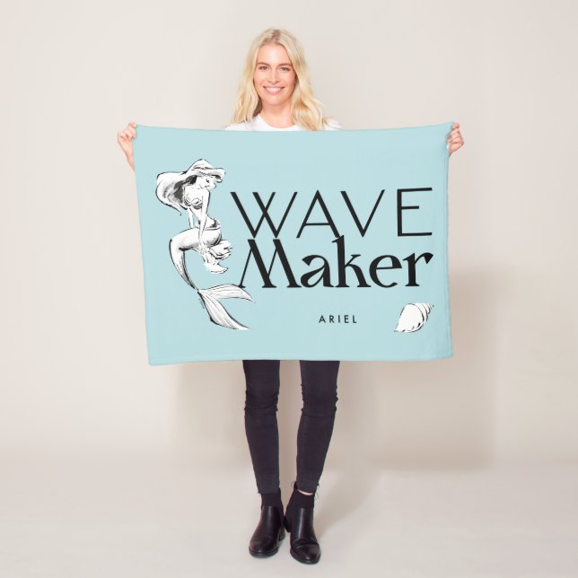 Ariel | Wave Maker Fleece Blanket (In Situ)