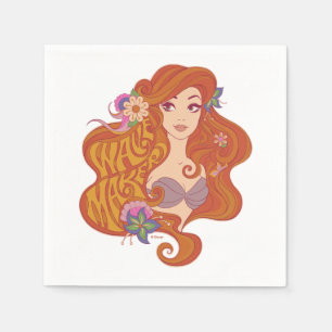 Ariel   Wave Maker Seashell 2 Napkin