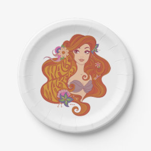 Ariel   Wave Maker Seashell 2 Paper Plate