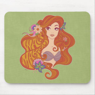 Ariel   Wave Maker Seashell Mouse Pad
