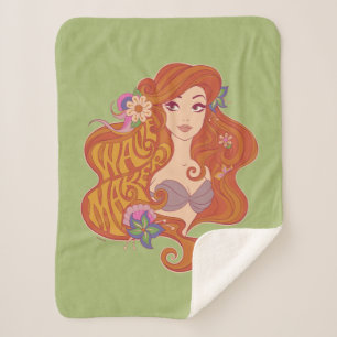 Ariel Wave Maker Seashell Sherpa Blanket