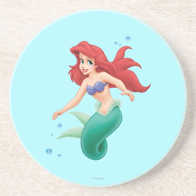 Ariel with Bubbles Coaster (Front)
