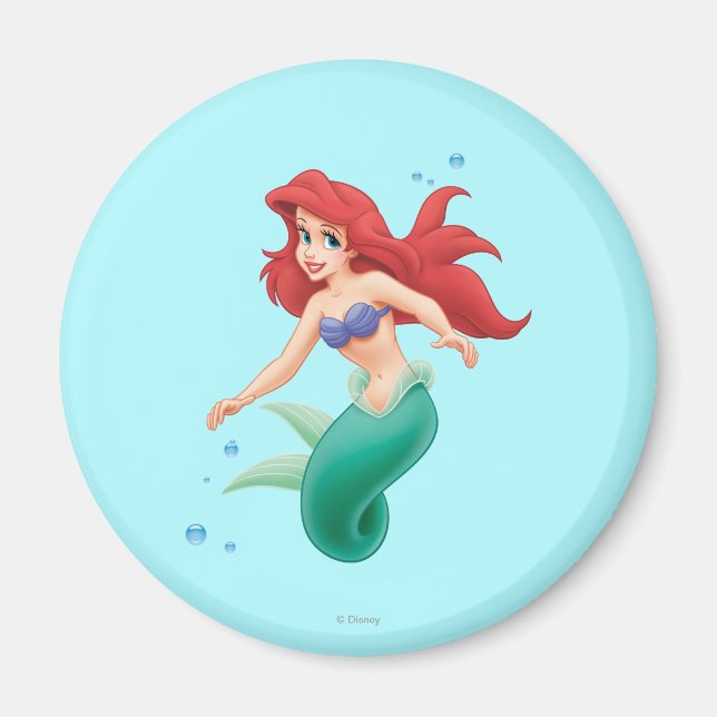 Ariel with Bubbles Magnet (Front)