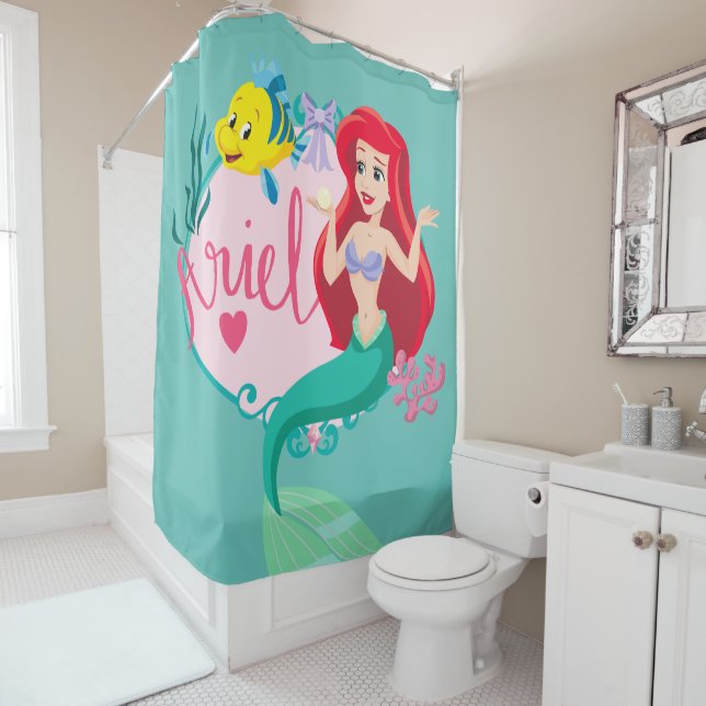 Ariel With Flounder Name Graphic (In Situ)