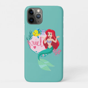 Ariel With Flounder Name Graphic iPhone 11 Pro Case