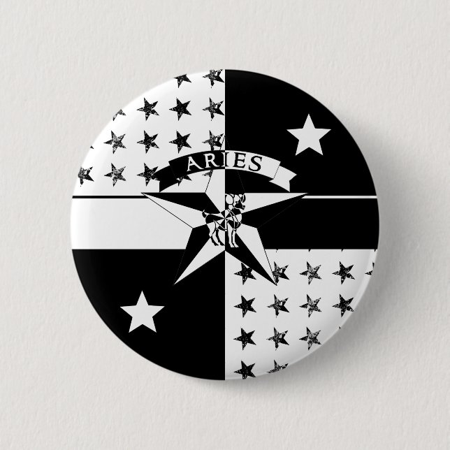 Aries 2 Inch Round Button (Front)