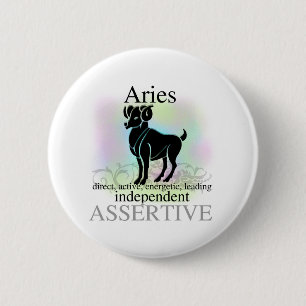 Aries About You 2 Inch Round Button