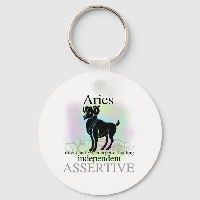 Aries About You Keychain (Front)