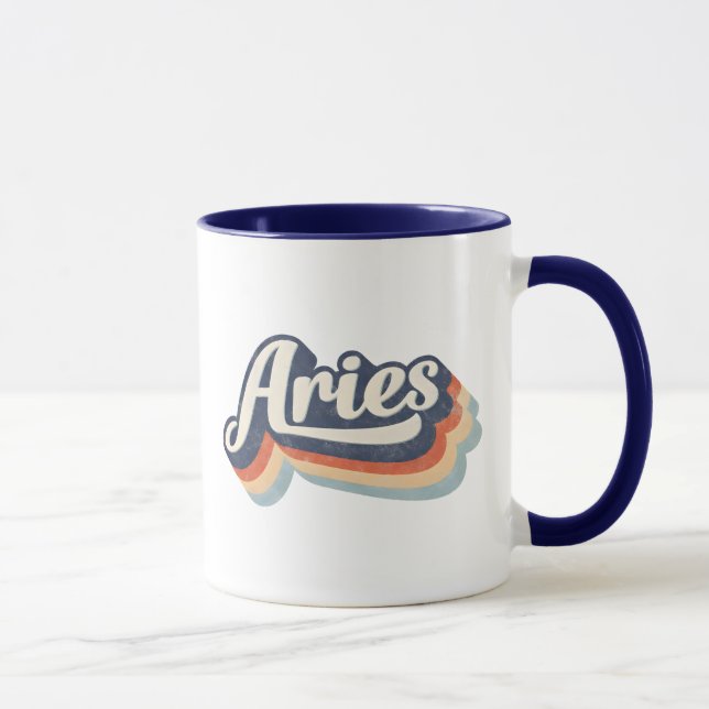 Aries Astrological Sign Mug (Right)