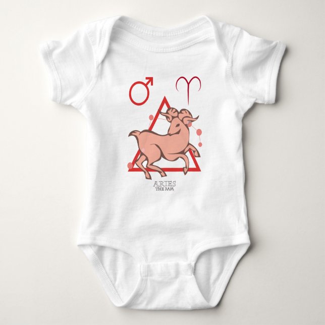 Aries Baby Bodysuit (Front)