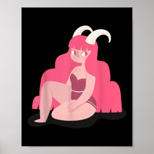 Aries Back To School Horoscope Zodiac Astrology Poster