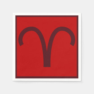 Aries Birthday Party Napkins