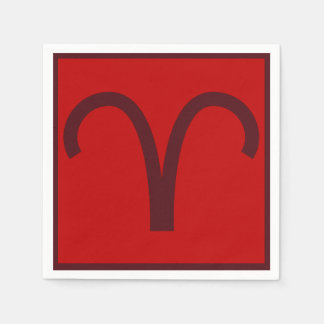 Aries Birthday Party Napkins