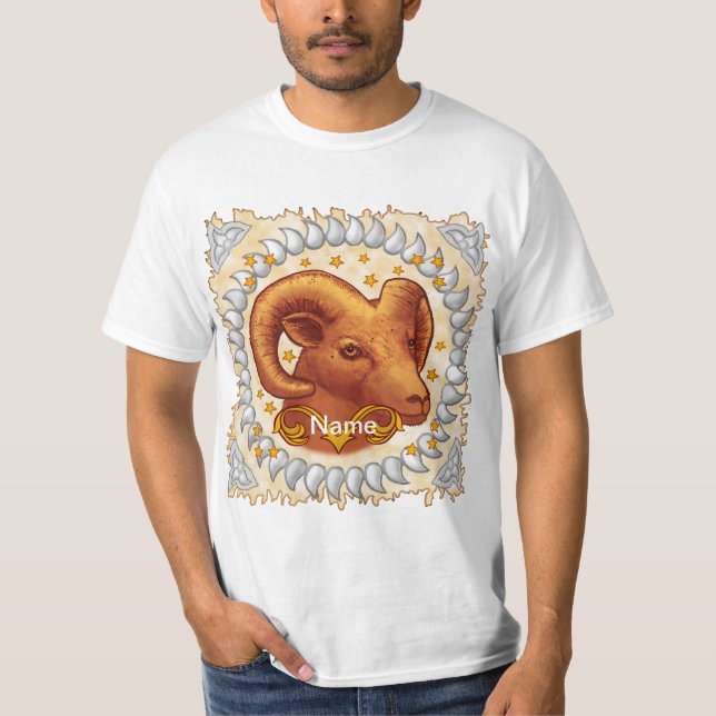 Aries  birthday t-shirts (Front)