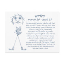 Aries [- BitchScope - ] Postcard