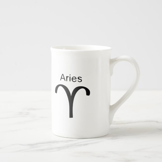 Aries Bone China Mug (Right)