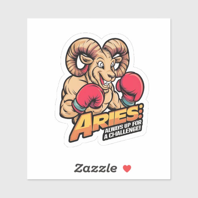 Aries Boxing Ram – Always Up for a Challenge! (Sheet)