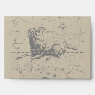 Aries Constellation Map Hevelius circa 1690 Envelopes