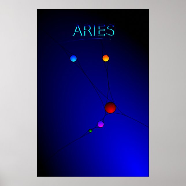 Aries constellation poster (Front)