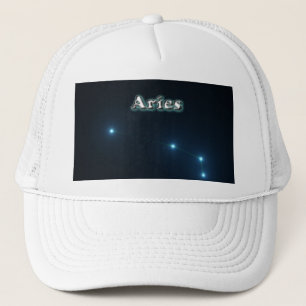 Aries constellation trucker hat