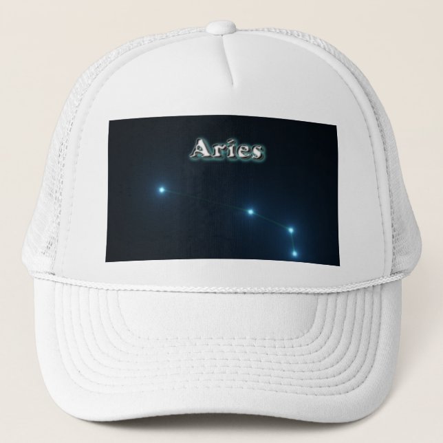 Aries constellation trucker hat (Front)