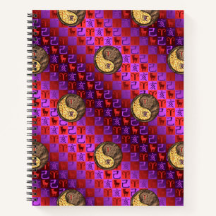 Aries & Earth Boar Notebook