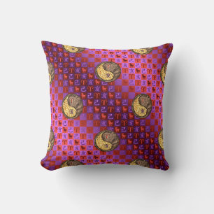 Aries & Earth Boar Throw Pillow