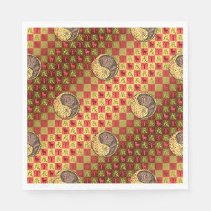 Aries & Earth Dragon Napkin