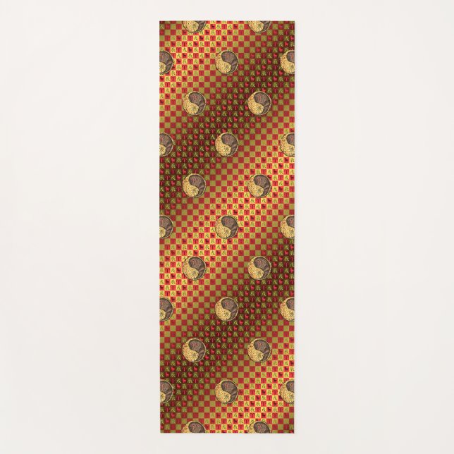 Aries & Earth Dragon Yoga Mat (Front)