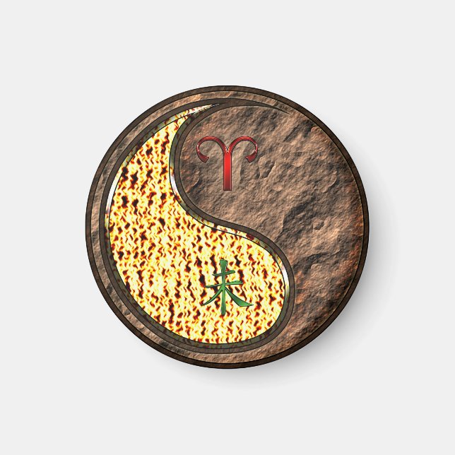 Aries & Earth Goat Magnet (Front)