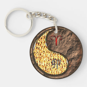 Aries & Earth Rabbit Keychain