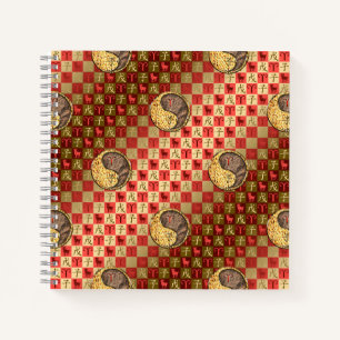 Aries & Earth Rat Spiral Notebook