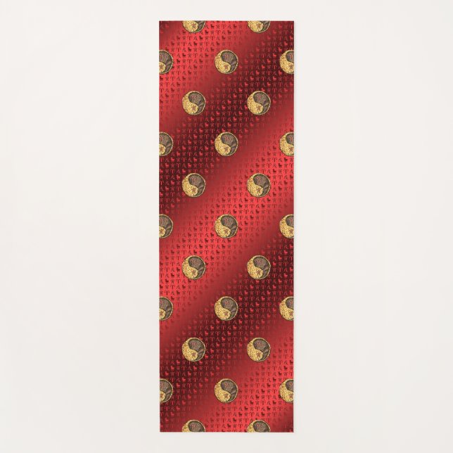 Aries & Earth Tiger Yoga Mat (Front)