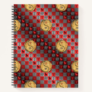 Aries & Fire Rabbit Notebook