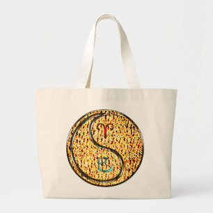 Aries & Fire Snake Large Tote Bag