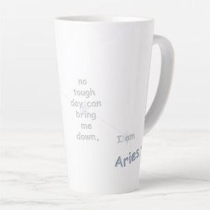 Aries Fun Inspiring Daily Use & Personalized Gift Latte Mug