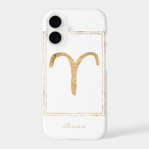 Aries hammered gold astrology zodiac birthday