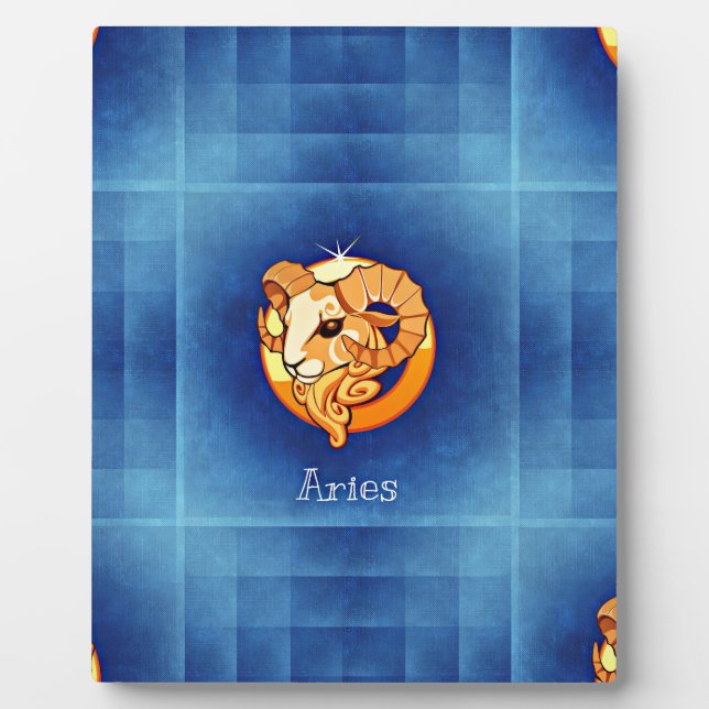 aries horoscope plaque (Front)