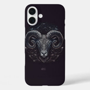 Aries Horoscope Sign iPhone 16 Plus Case
