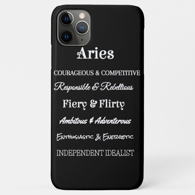 Aries iPhone Case (Back)