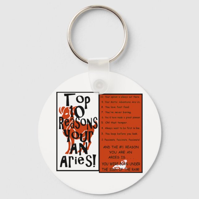 Aries Keychain (Front)