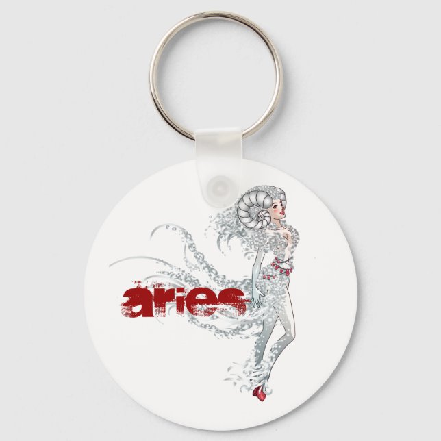Aries Keychan Keychain (Front)
