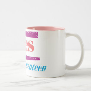 Aries Lt Pink Two-Tone Coffee Mug
