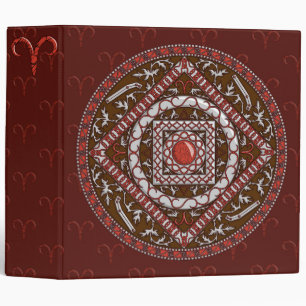 Aries Mandala Binder