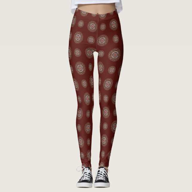 Aries Mandala Leggings (Front)