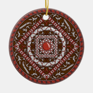 Aries Mandala Ornament