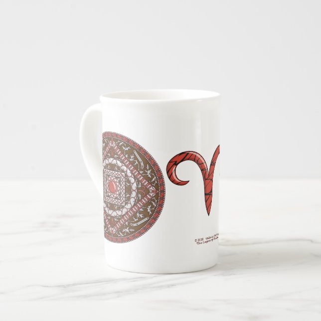Aries Mandala Specialty Mug (Front Left)