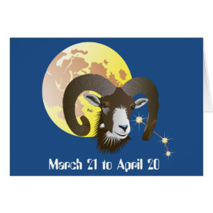Aries March 21 to April 20 Karte